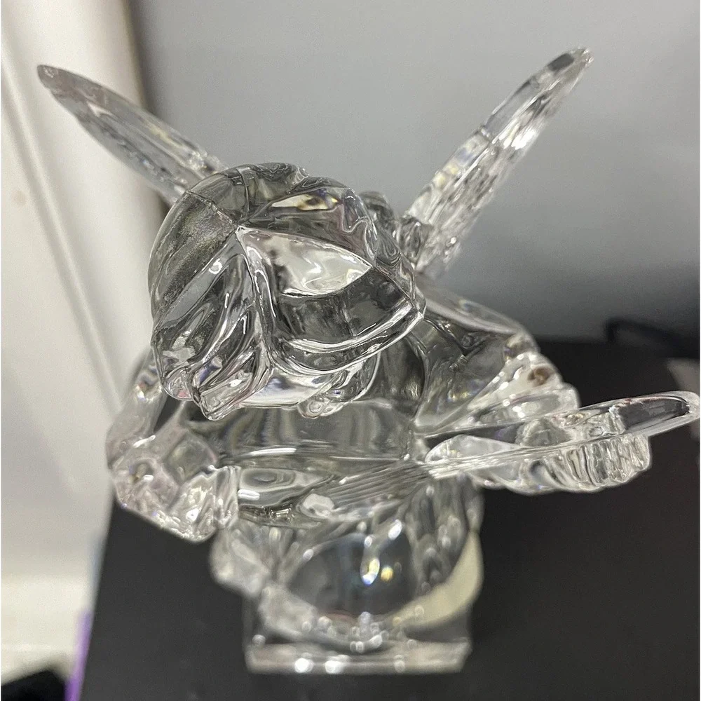 Mikasa‎ Herald Collection Crystal Angelic Mandolin Statue Figurine 8